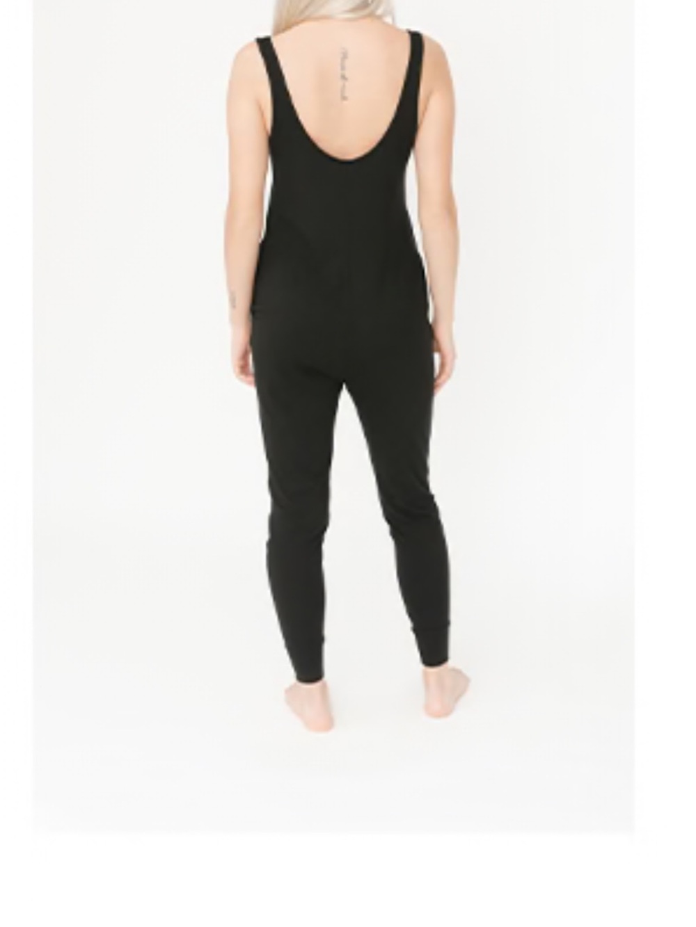 Smash + Tess Black Scoop-Back Jumpsuit